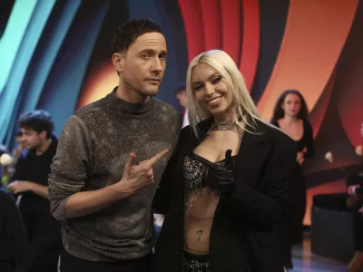 Klemen Slakonja in July Jones sta se v velikem finalu potegovala za zmago. / Foto: Luka Cjuha