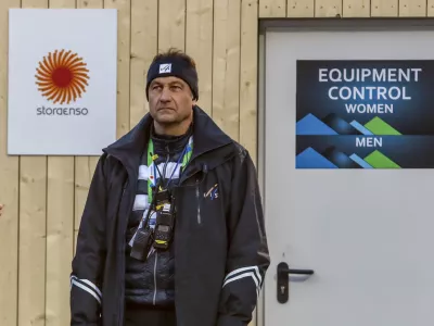 Sandro Pertile, direktor tekmovanja za svetovni pokal pri FIS- 04.03.2023 - 43. Svetovno prvenstvo v nordijskem smučanju PLANICA 2023 - največji športni dogodek v zgodovini Slovenije, - - smučarski skoki - ekipna tekma za moške na veliki skakalnici //FOTO: Luka Cjuha