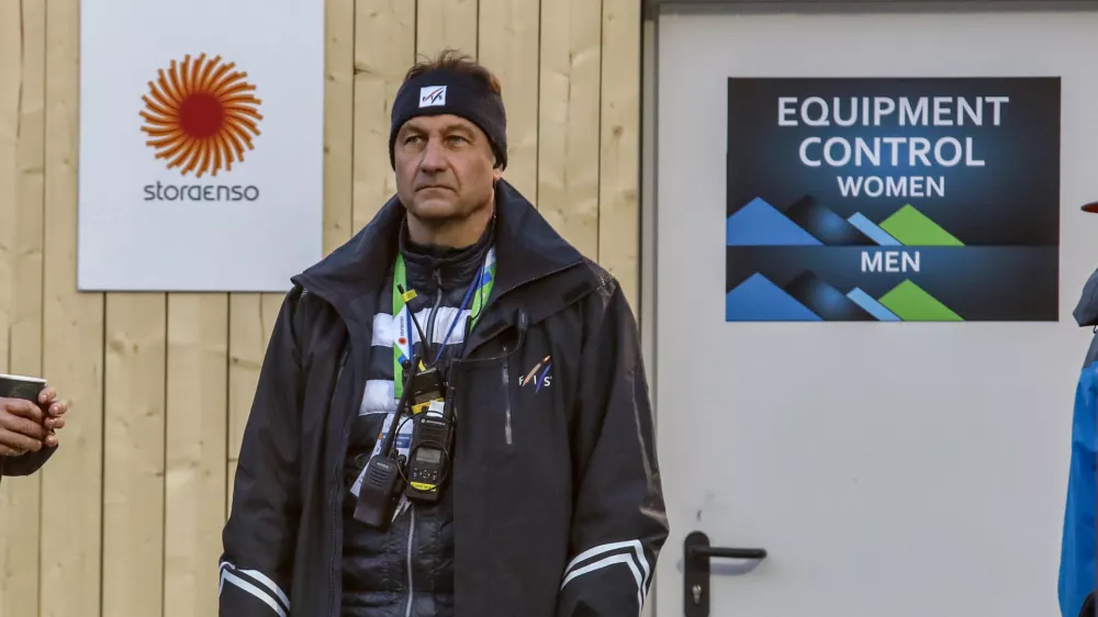 Sandro Pertile, direktor tekmovanja za svetovni pokal pri FIS- 04.03.2023 - 43. Svetovno prvenstvo v nordijskem smučanju PLANICA 2023 - največji športni dogodek v zgodovini Slovenije, - - smučarski skoki - ekipna tekma za moške na veliki skakalnici //FOTO: Luka Cjuha