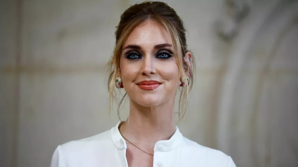 FILE PHOTO: Chiara Ferragni poses during a photocall before Dior Haute Couture Fall/Winter 2023-2024 collection show in Paris, France, July 3, 2023. REUTERS/Sarah Meyssonnier/File Photo