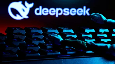 FILE PHOTO: The deepSeek logo, a keyboard, and robot hands are seen in this illustration taken January 27, 2025. REUTERS/Dado Ruvic/Illustration/File Photo