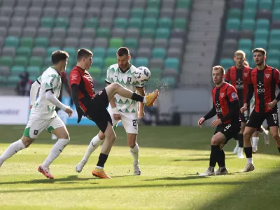 2.2.2025 - Nogomet - Stadion Stožice - Olimpija PrimorjeFoto: Luka Cjuha