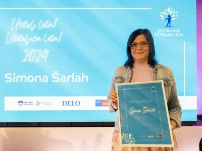 Simona Šarlah, učiteljica leta 2024. / Foto: Amcham/sta