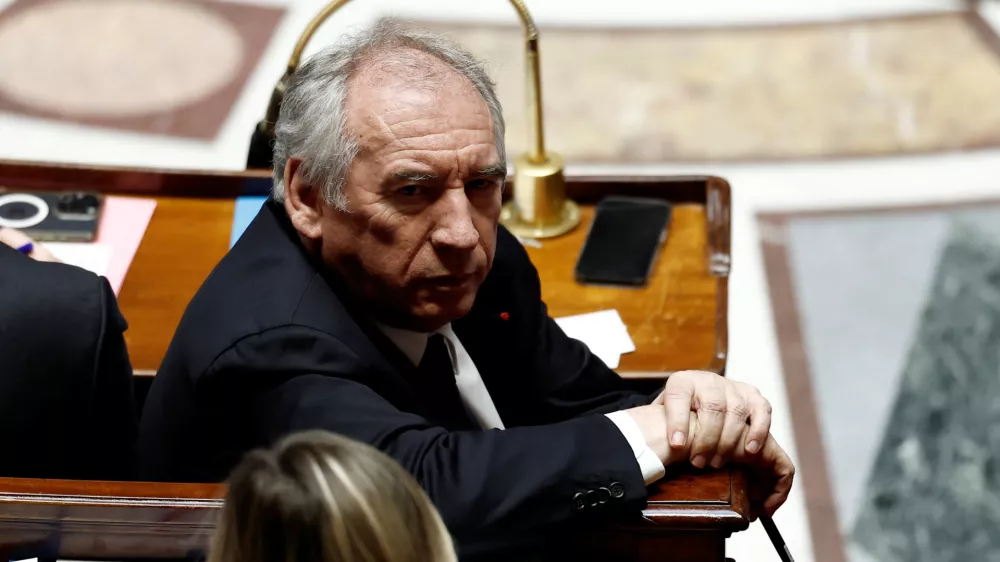 French Prime Minister Francois Bayrou attends the questions to the government session at the National Assembly in Paris, France, February 4, 2025. REUTERS/Benoit Tessier