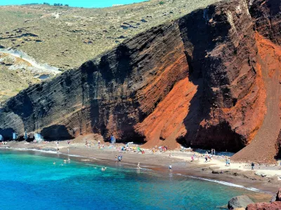 Rdeča plaža, SantoriniRed beach, Santorini