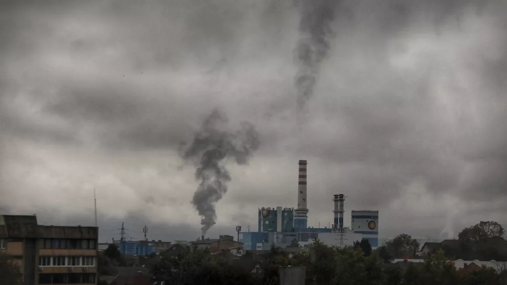 18.10.2024 - Termoelektrarna Toplarna Ljubljana Moste, TE-TOL - Dim - kvaliteta zraka - izpusti CO2FOTO: Luka Cjuha