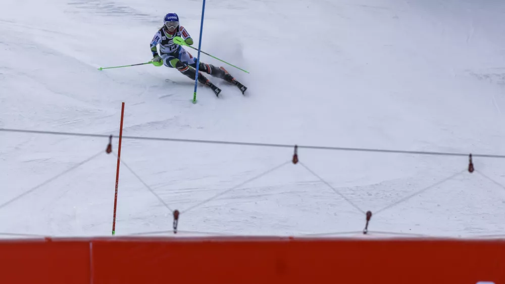 Andreja SLOKAR05.01.2025 - FIS Svetovni pokal v alpskem smučanju za ženske Kranjska Gora 2025 - smučanje - slalom - FOTO: LUKA CJUHA