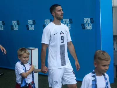 - Andraž Šporar.- 08.06.2024. - Prijateljska nogometna tekma pred nastopi na Evropskem nogometnem prvenstvu EURO 2024 v Nemčiji med Slovenijo in Bolgarijo.//FOTO: Bojan Velikonja