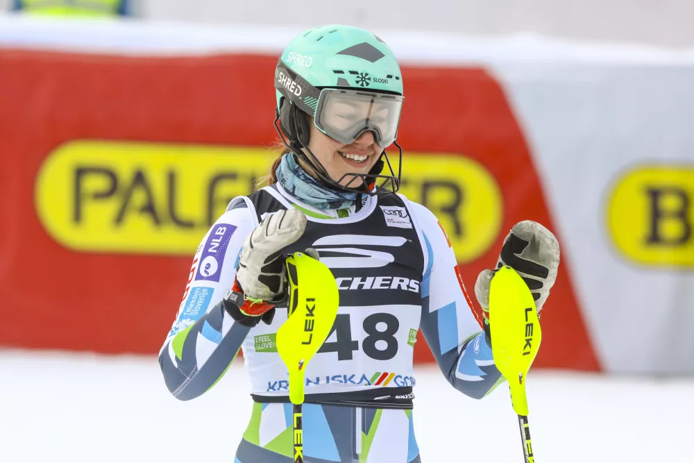 Lila Lapanja05.01.2025 - FIS Svetovni pokal v alpskem smučanju za ženske Kranjska Gora 2025 - smučanje - slalom - FOTO: LUKA CJUHA