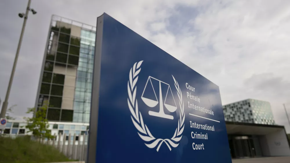 FILE - Exterior view of the International Criminal Court, or ICC, in The Hague, Netherlands, on April 30, 2024. (AP Photo/Peter Dejong, File)