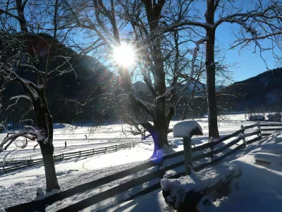 Zima, sneg, Jezersko, sonce Foto: Tatjana Pihlar