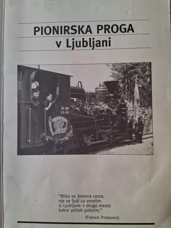 pionirska proga, knjiga Fani Rižnar / Foto: Katja Petrovec 