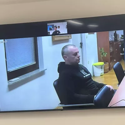 Danijela Borojevića so po dolgih letih videli v sodni dvorani le prek videokonference. Foto: Mojca Marot