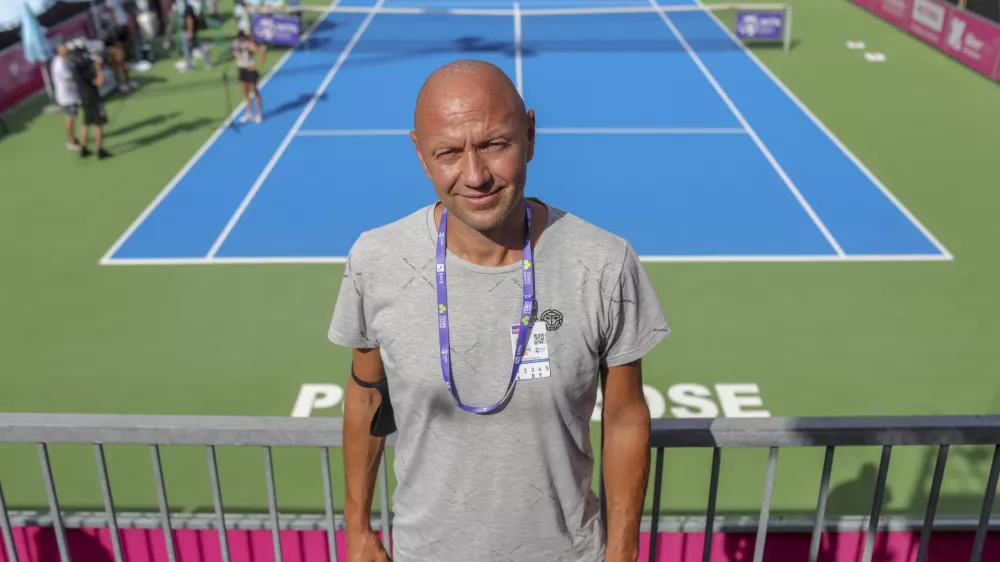 ﻿Andrej Kraševec - 17.09.2021 – Portorož - tenis ženske - ženski teniški turnir serije WTA Zavarovalnica SAVA Portorož - //FOTO: Jaka Gasar