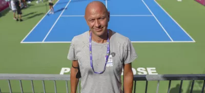 ﻿Andrej Kraševec - 17.09.2021 – Portorož - tenis ženske - ženski teniški turnir serije WTA Zavarovalnica SAVA Portorož - //FOTO: Jaka Gasar