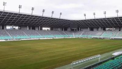 - Stadion Stožice,- 28.01.2025. - Nova trava po sanaciji na Stadionu Sožicei.//FOTO: Bojan Velikonja