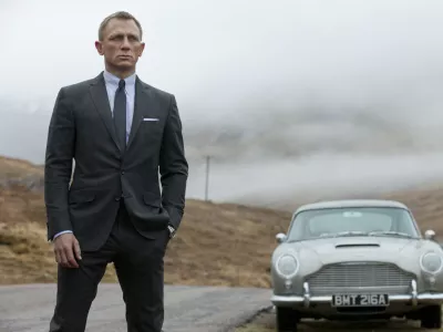 FILE - This film image released by Columbia Pictures shows Daniel Craig as James Bond in the action adventure film, "Skyfall." (AP Photo/Sony Pictures, Francois Duhamel, File)