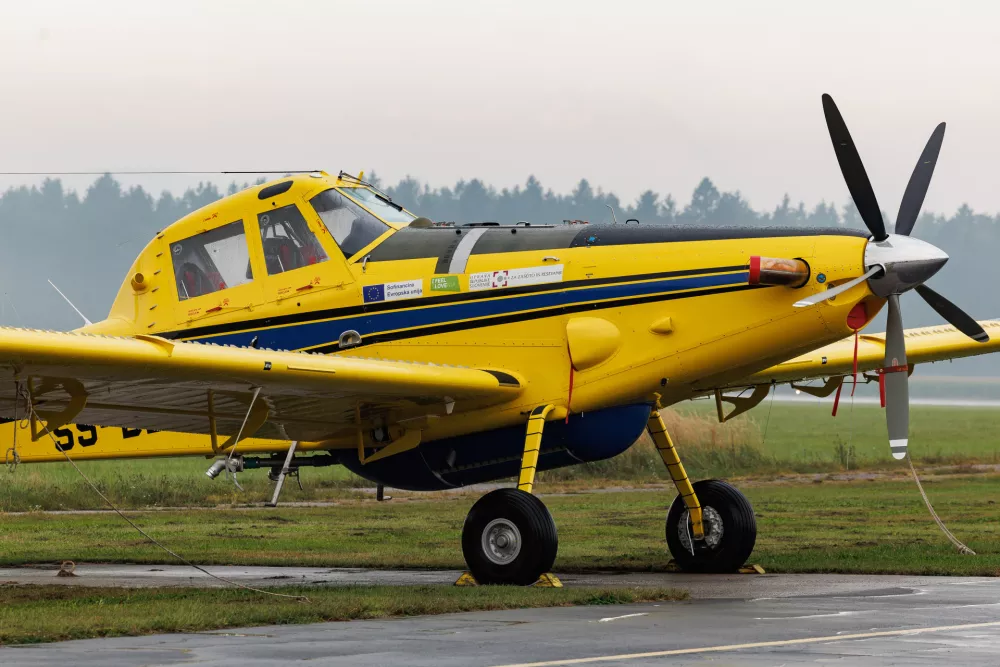 Brnik, Letalisce Jozeta Pucnika Ljubljana.Air Tractor.