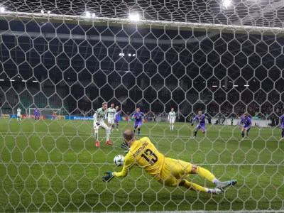 20.02.2025. Nogomet Olimpija Borac. Foto: Bojan Velikonja: