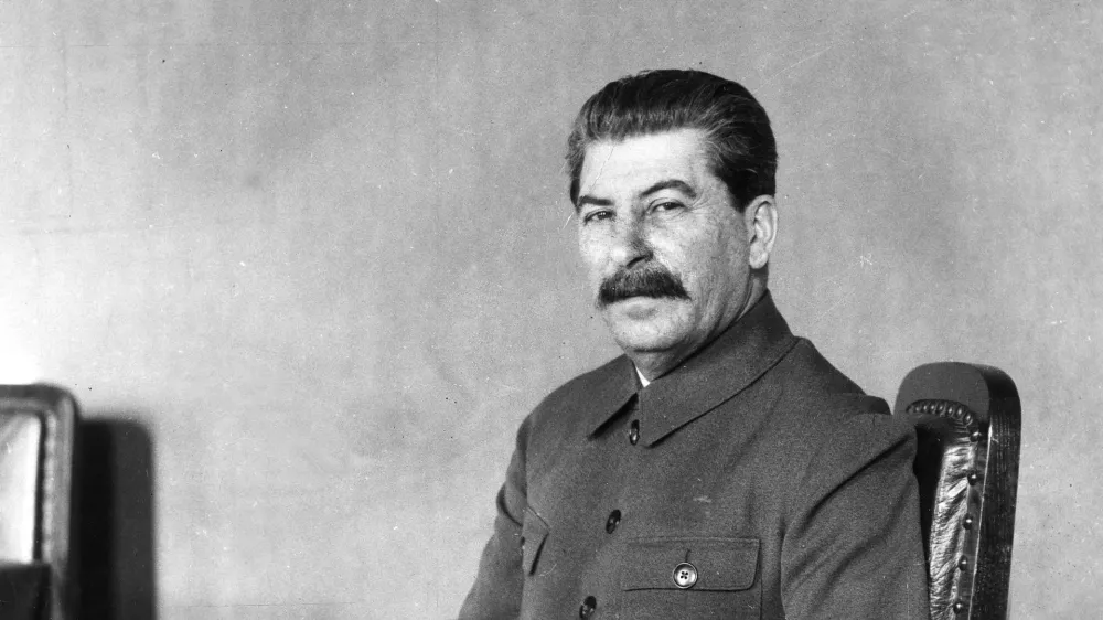 (Eingeschränkte Rechte für bestimmte redaktionelle Kunden in Deutschland. Limited rights for specific editorial clients in Germany.) Joseph Stalin *21.12.1879-05.03.1953+ Politician, USSR - portrait - 1932 - Photographer: James E. Abbe - Vintage property of ullstein bild (Photo by James E. Abbe/ullstein bild via Getty Images) / Foto: Ullstein Bild Dtl.