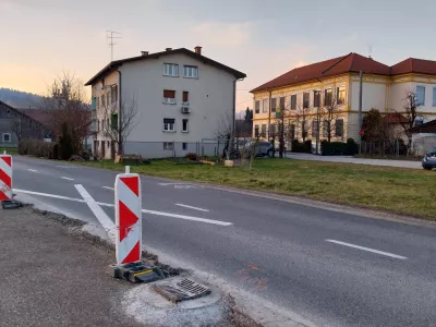 Horjulska cesta, Občina Dobrova Polhov Gradec obnova cestišča