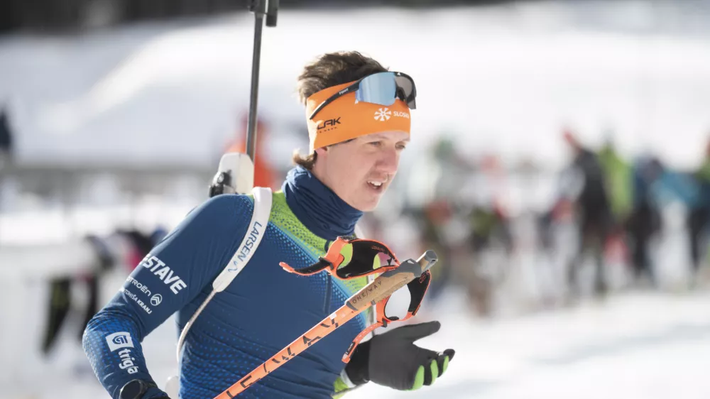 BiatlonMiha Dovžan03.01.2025 Trening moške in ženske biatlonskebreprezentance Slovenije pred začetkom svetovnega pokala v letu 2025FOTO: Nik Erik Neubauer