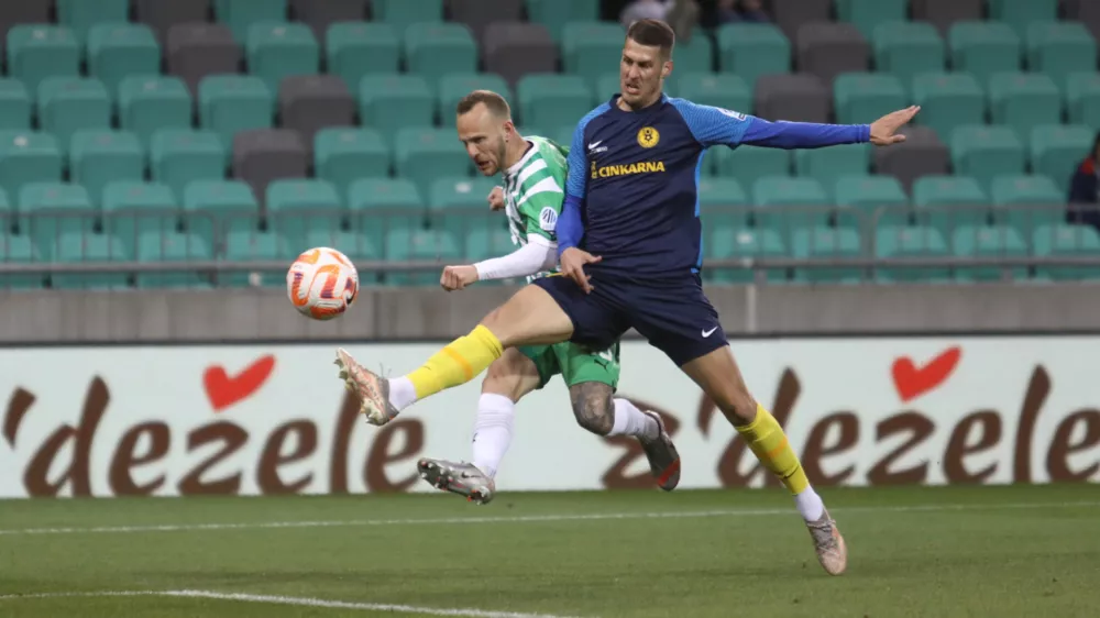 Lovro Bizjak (Celje) 06.04.2023 – nogomet - Olimpija: Celje, pokal Pivovarne Union, četrtfinale: //FOTO: Luka Cjuha