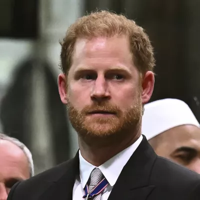 FILE - Britain's Prince Harry, Duke of Sussex looks on as Britain's King Charles III leaves Westminster Abbey after coronation in central London Saturday, May 6, 2023. Prince Harry has spoken to King Charles III about his cancer diagnosis and "will be traveling to the U.K. to see His Majesty in the coming days," said the office of Harry and his wife, Meghan. (Ben Stansall/Pool photo via AP, File)