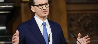 FILED - 20 March 2023, Baden-Wuerttemberg, Heidelberg: Polish Prime Minister Mateusz Morawiecki speaks in the Old Aula of Heidelberg University. Photo: Uwe Anspach/dpa