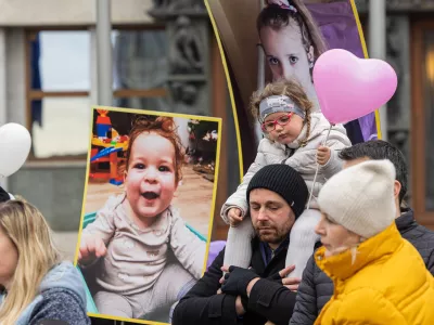 Ljubljana.Srcni pohod malih borcev ob svetovnem dnevu redkih bolezni, ki ga pripravlja Drustvo Viljem Julijan.