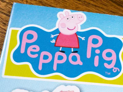 HH2CGF LONDON, UK - JANUARY 13TH 2017: The logo for the Peppa Pig show featured on a leaflet for the Peppa Pig World Amusement Park.Foto: Reuters/Alamy