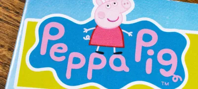 HH2CGF LONDON, UK - JANUARY 13TH 2017: The logo for the Peppa Pig show featured on a leaflet for the Peppa Pig World Amusement Park.Foto: Reuters/Alamy
