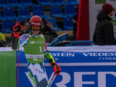 Žan Kranjec01.03.2025 - Audi FIS svetovni pokal v alpskem smučanju Kranjska GoraFoto: Luka Cjuha