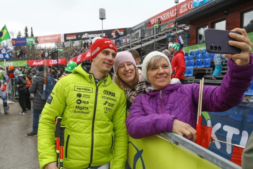 Žan Kranjec01.03.2025 - Audi FIS svetovni pokal v alpskem smučanju Kranjska GoraFoto: Luka Cjuha