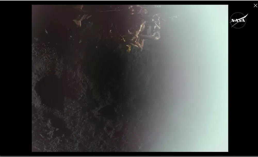 Private lunar lander Blue Ghost after touching down on the moon with a special delivery for NASA Sunday, March 2, 2025. (NASA/Firefly Aerospace via AP)