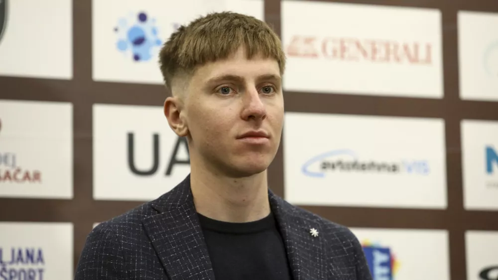 Tadej Pogačar11.11.2024 - podelitev nagrad najboljšim tekmovalcem in tekmovalkam ter prireditev ob 75-letnici KD Rog. FOTO: LUKA CJUHA