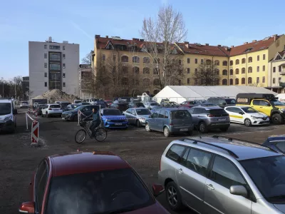 - 18.12.2024 - parkirišče NUK II//FOTO: Jaka Gasar