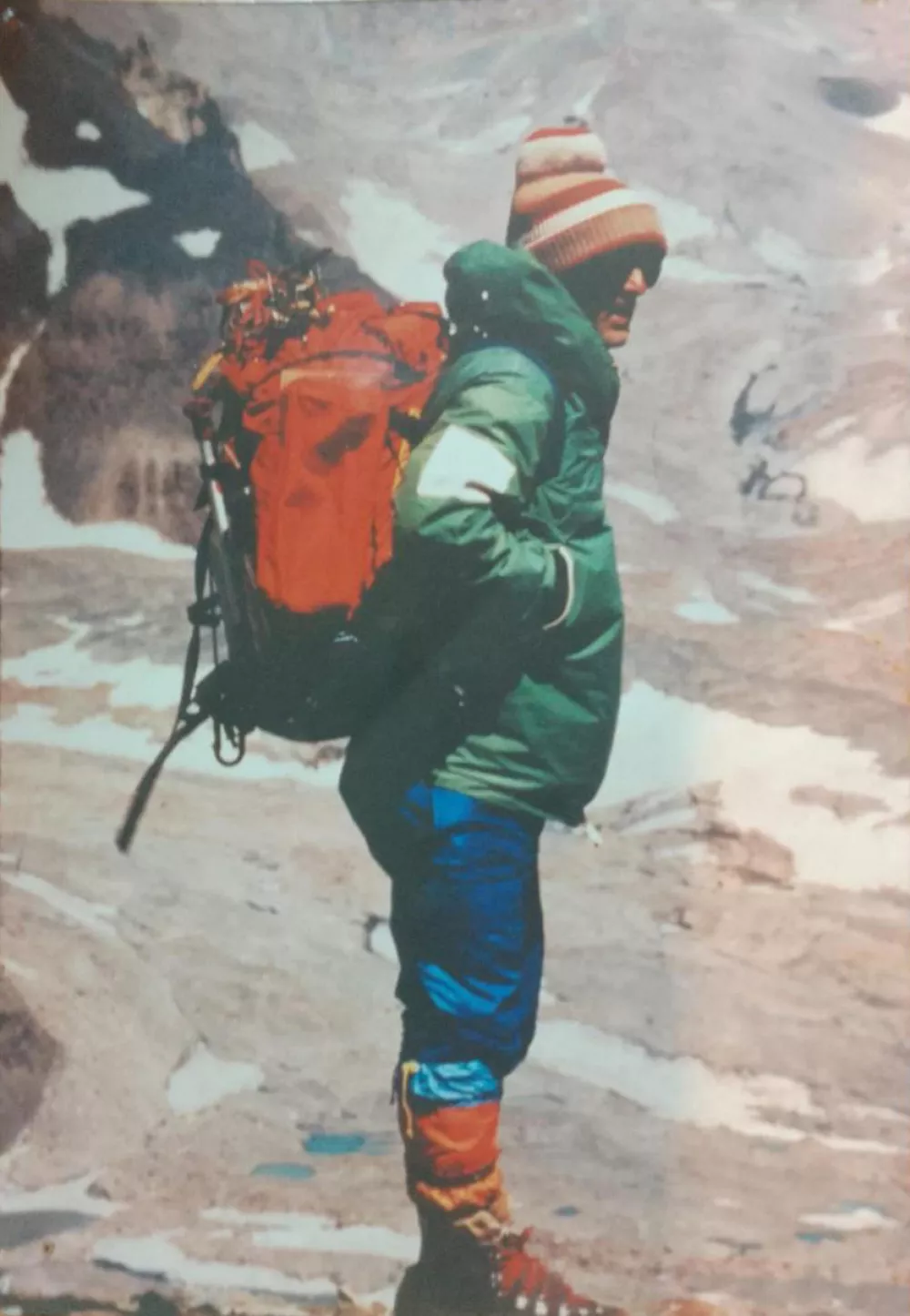 Undated handout picture released by Vieiro family and Rabal family of the late legendary mountaineer Guillermo Vieiro. After four decades trapped in the ice of the Tupungato volcano, the backpack left behind by the legendary climber when he died on an expedition in 1985 was rescued by his daughters, in an emotional journey that turned the history of South American mountaineering on its head. Vieiro, known for having climbed Aconcagua, the highest mountain in the Americas at 6,900 metres, several times, lost his life at the age of 44 while descending a complex route on Tupungato accompanied by his apprentice Leonardo Rabal, who also died at the age of 20.,Image: 971549498, License: Rights-managed, Restrictions: RESTRICTED TO EDITORIAL USE - MANDATORY CREDIT "AFP PHOTO / GENTILEZA FAMILIA VIEIRO Y FAMILIA RABAL " - NO MARKETING NO ADVERTISING CAMPAIGNS - DISTRIBUTED AS A SERVICE TO CLIENTS, ***HANDOUT image or SOCIAL MEDIA IMAGE or FILMSTILL for EDITORIAL USE ONLY! * Please note: Fees charged by Profimedia are for the Profimedia's services only, and do not, nor are they intended to, convey to the user any ownership of Copyright or License in the material. Profimedia does not claim any ownership including but not limited to Copyright or License in the attached material. By publishing this material you (the user) expressly agree to indemnify and to hold Profimedia and its directors, shareholders and employees harmless from any loss, claims, damages, demands, expenses (including legal fees), or any causes of action or allegation against Profimedia arising out of or connected in any way with publication of the material. Profimedia does not claim any copyright or license in the attached materials. Any downloading fees charged by Profimedia are for Profimedia's services only. * Handling Fee Only ***, Model Release: noFoto: Profimedia