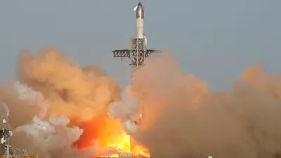 SpaceX's next-generation Starship spacecraft atop it's Super Heavy booster is launched on its eighth test at the company's Boca Chica launch pad in Brownsville, Texas, U.S., March 6, 2025. REUTERS/Joe Skipper