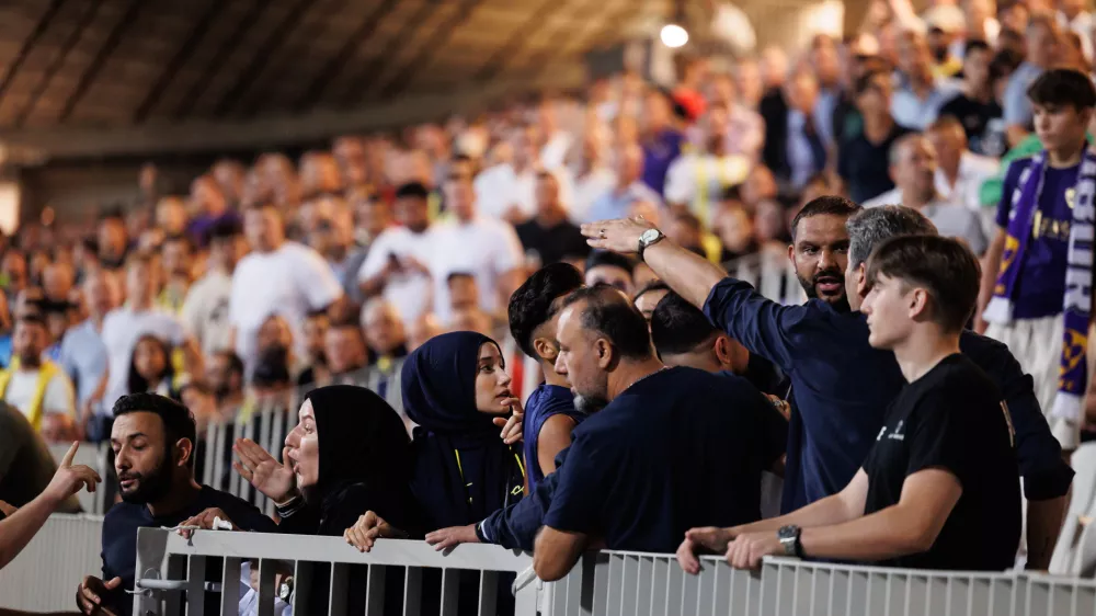 Maribor, Ljudski vrt.Povratna tekma 3. kroga kvalifikacij konferencne lige med Mariborom in Fenerbahcejem.