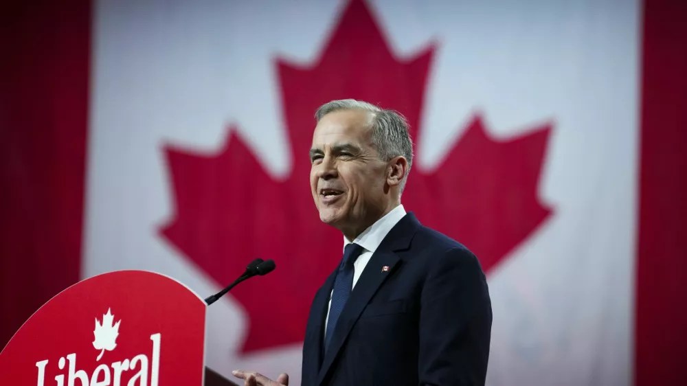 09 March 2025, Canada, Ottawa: Canada's Liberal Leader and Prime Minister-elect Mark Carney speaks after being elected as the new Liberal Party leader. Photo: Sean Kilpatrick/Canadian Press via ZUMA Press/dpa