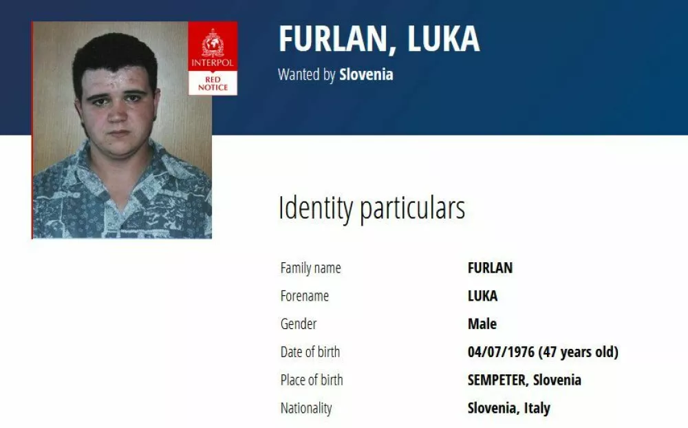 Luka Furlan, Interpol. Prijeli so ga v Limi po dolgih letih na begu