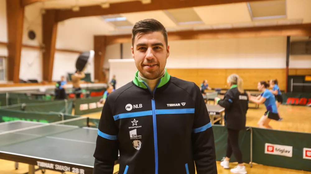 - 21.01.2025. - Darko Jorgić, slovenski namiznoteni&scaron;ki igralec.//FOTO: Bojan Velikonja