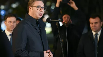 Novinarka, ki je zelo prijazna do Aleksandra Vučića Aleksandar Vučić, je študentske protestnike označila za drhal. / Foto: Profimedia