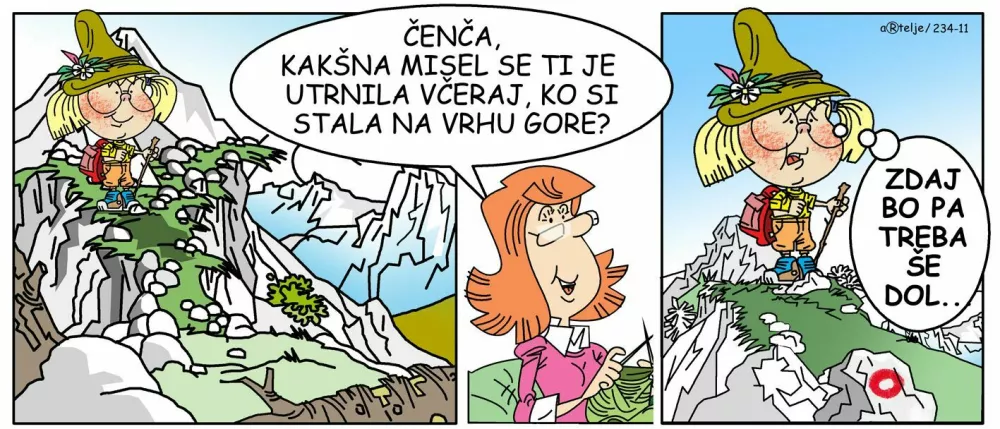 Strip Čenča / Foto: Jože Trobec