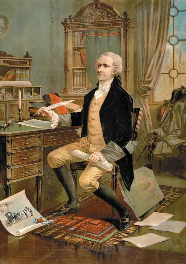 Alexander Hamilton je eden od soustanoviteljev ZDA, atvor prvega osnutka ustave ZDA leta 1787, pa tudi sozaslužen, da je dolar postal uradna ameriška denarna valuta. / Foto: Wikipedija / Foto: Wikipedija