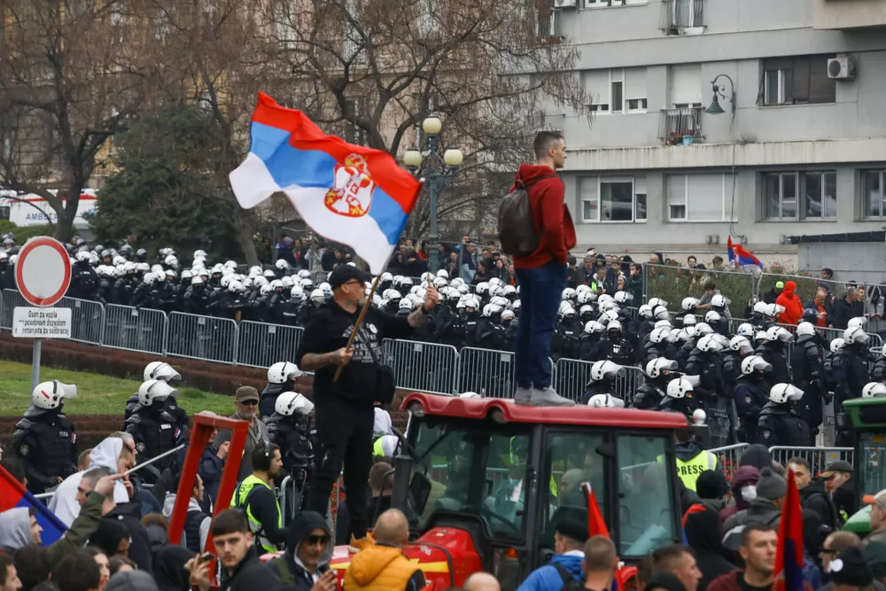 15.3.2025 - Beograd - Srbija - študentski protest veliki sobotni shodFoto: Luka Cjuha