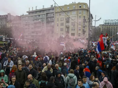 15.3.2025 - Beograd - Srbija - študentski protest veliki sobotni shodFoto: Luka Cjuha