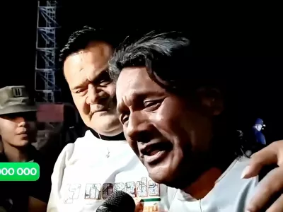 Peruvian fisherman Maximo Napa, who spent 95 days lost in the Pacific Ocean before being rescued by an Ecuadorian fishing patrol, speaks to media in Paita, Peru March 14, 2025 in this screen grab taken from handout video. La Republica/Handout via REUTERS  THIS IMAGE HAS BEEN SUPPLIED BY A THIRD PARTY. NO RESALES. NO ARCHIVES. MANDATORY CREDIT. PERU OUT. NO COMMERCIAL OR EDITORIAL SALES IN PERU. OVERLAYS FROM SOURCE.