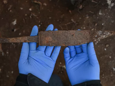 Vipava, Budanje, možna lokacija Bitke pri Mrzli reki, Narodni muzej Slovenije